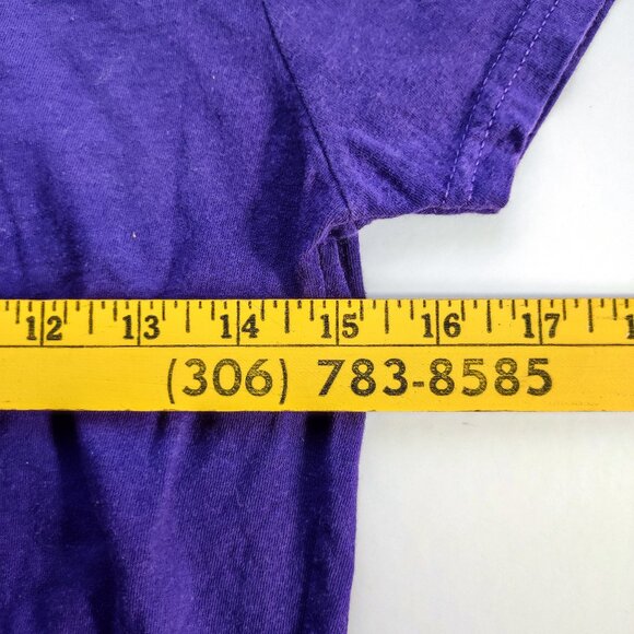 Metallica Ride the Lightning T-shirt purple with graphic women's youth size L - Picture 7 of 8